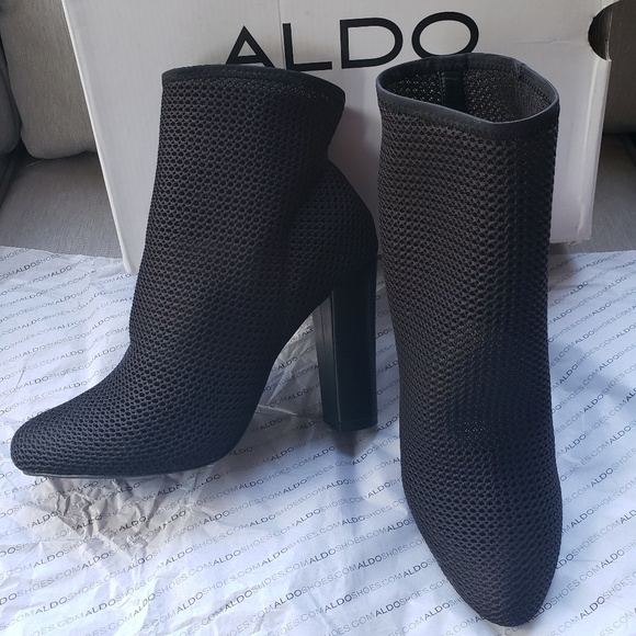 Aldo Shoes - *NEW*Aldo Mesh Black Ankle Boots